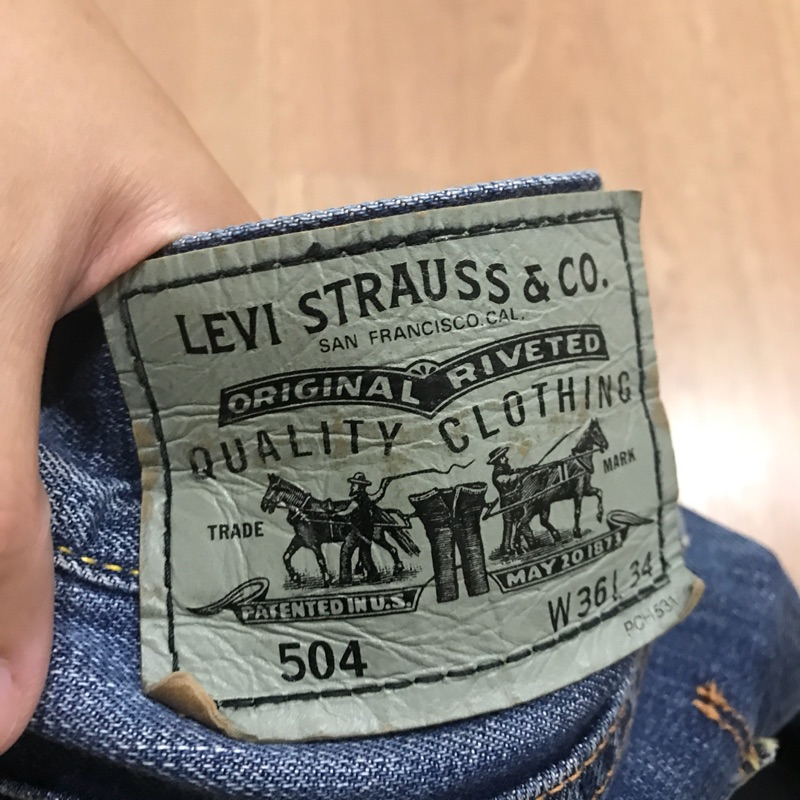 正品Levi's 504 穿不到隨便賣w36 L 34