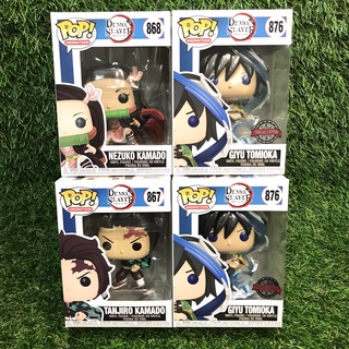 『免運&台灣現貨』 FUNKO POP 鬼滅之刃 富岡義勇 水柱 鬼殺隊 炭治郎 禰豆子