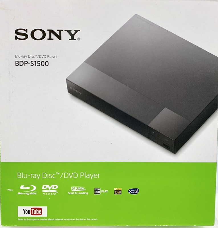 含稅免運⭐保固一年~附HDMI線 SONY BDP-S1500 藍光影音DVD播放機 /SONY S-1500藍光機