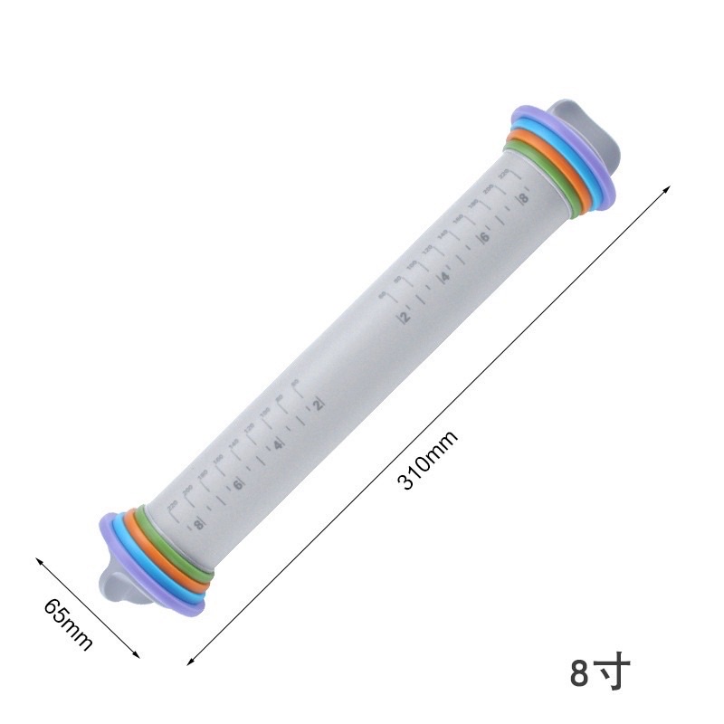 現貨 可調節桿麵棍 矽膠桿麵棍 可調節4種厚度 烘焙用品 桿麵神器