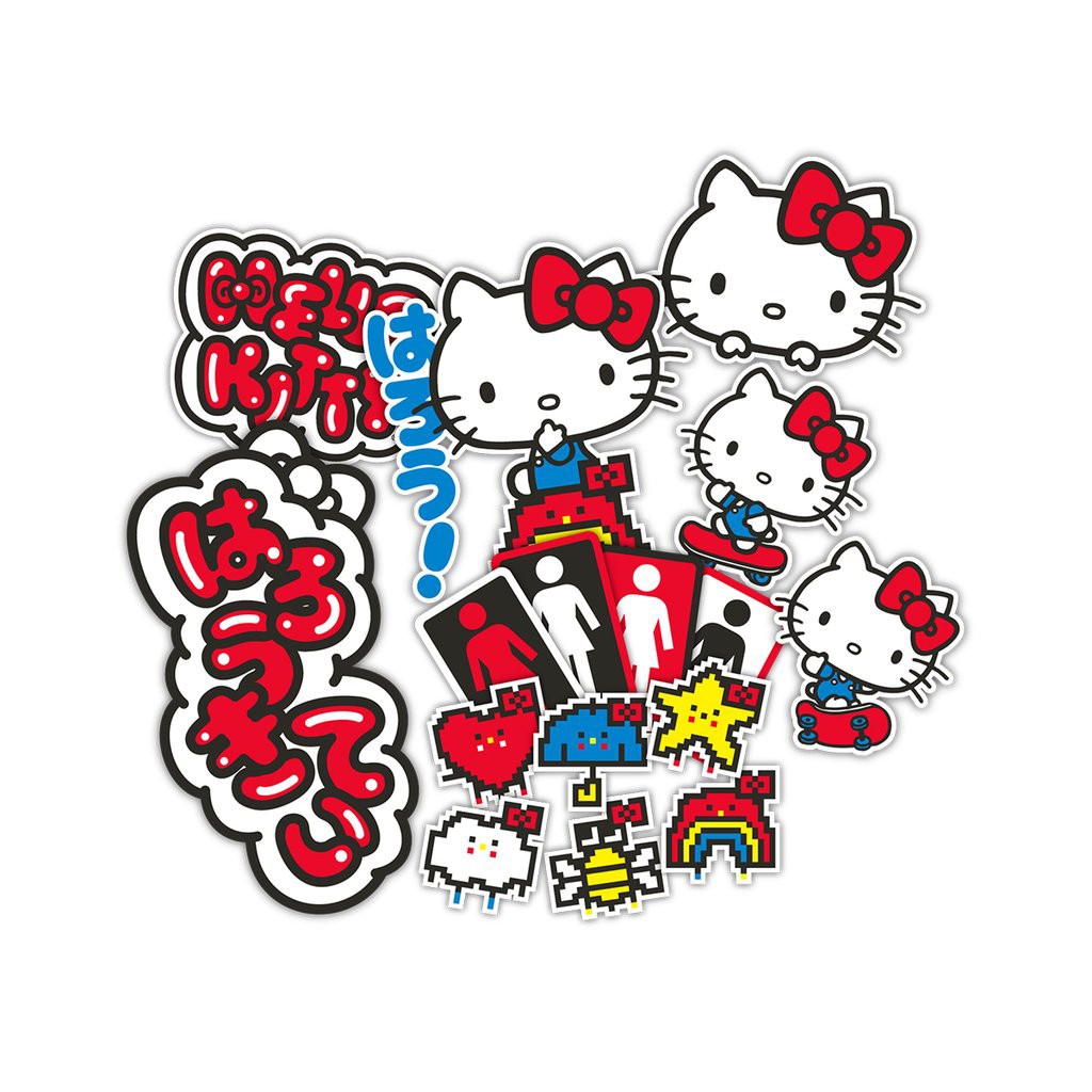 Girl Hello Kitty 貼紙 (凱蒂貓)《Jimi Skate Shop》