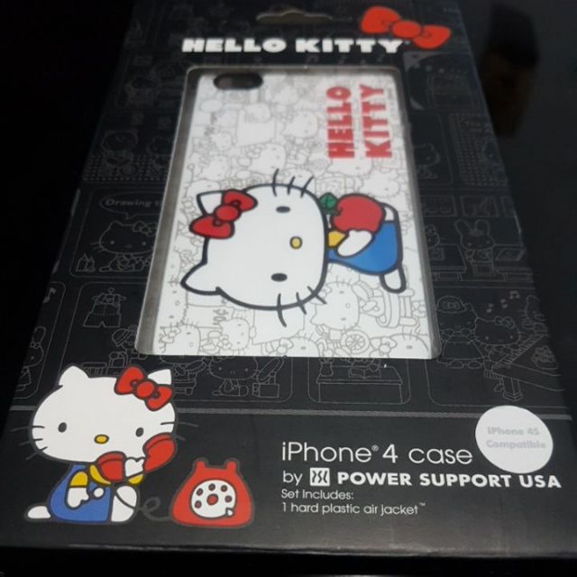 全新正版POWER SUPPORT USA Hello kitty
iPhone4s手機殼