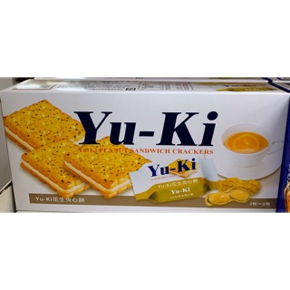 Yu-Ki夾心餅乾檸檬&起司&巧克力&花生150公克