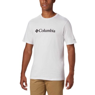 Columbia 哥倫比亞 Basic Logo 白 印花短TEE【 Watch On-line Store】