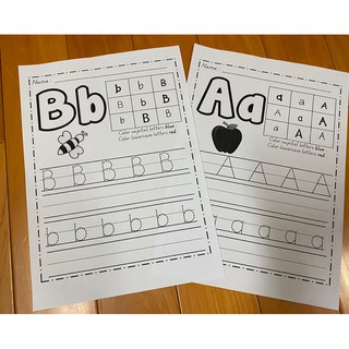 美國教材 英文字母 英語 美語 字母 練習卷 教材 26個字母 C款