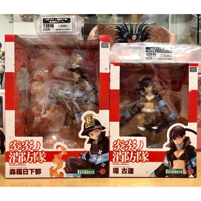 全新現貨代理壽屋artfx J 特典版炎炎消防隊環古達森羅日下部貓女英雄附貓又特效替換臉 蝦皮購物