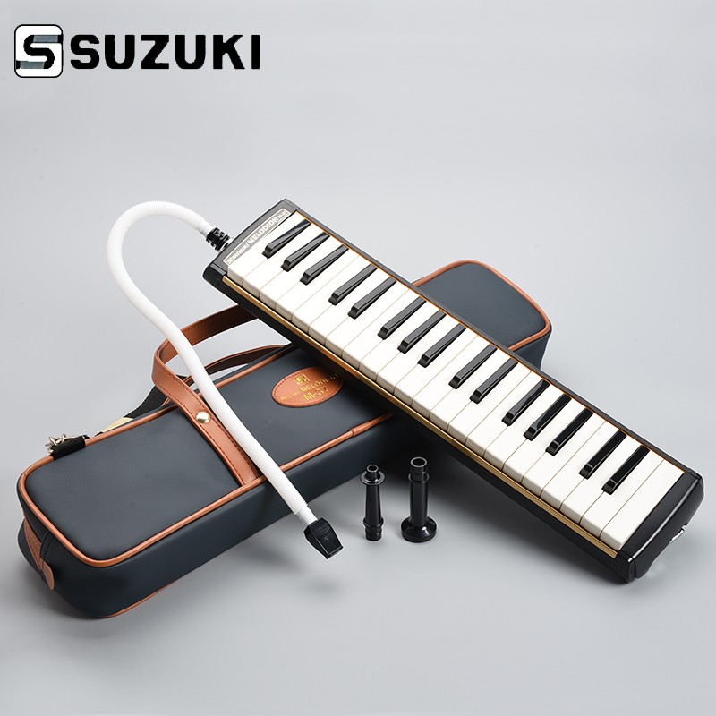 日本製 Suzuki 口風琴 M 37 中音 37鍵 吹奏容易 聲音優美 輕巧好拿 易保養 鈴木原裝進口【他,在旅行】