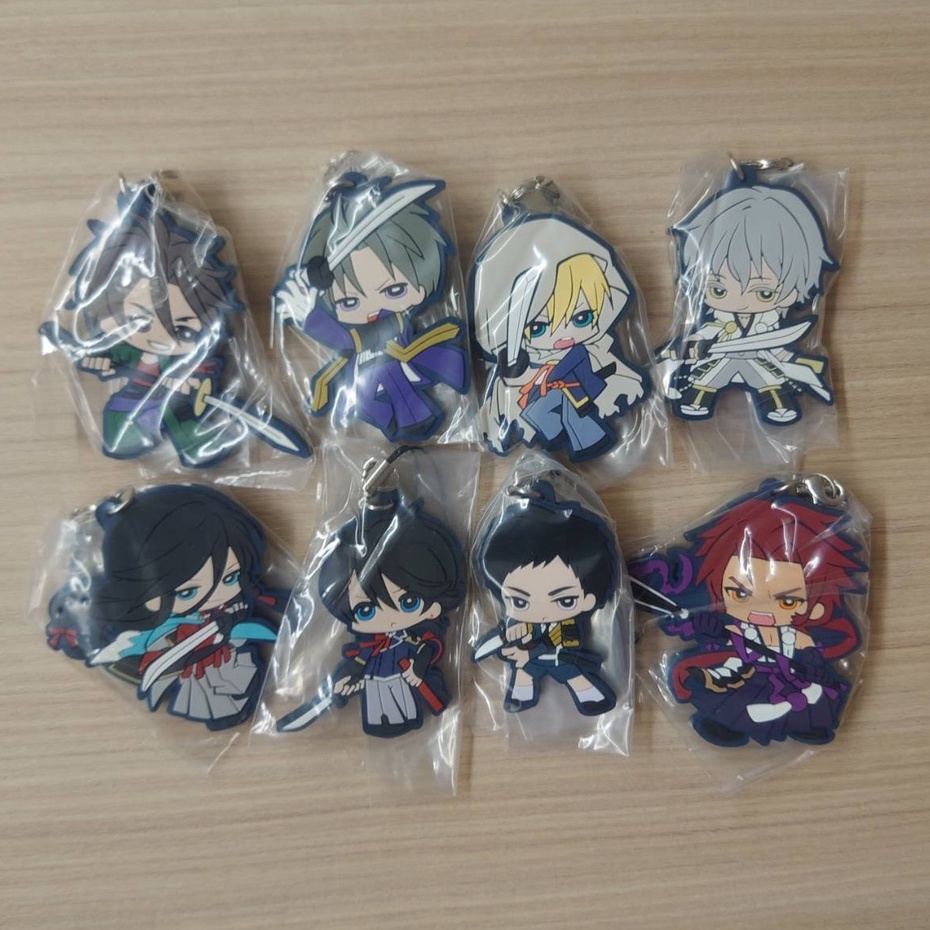 刀劍亂舞 日版 扭蛋 軟膠吊飾 御手杵 壓切長谷部 山姥切國廣 鶴丸國永 和泉守兼定 堀川國廣 厚藤四郎 蜻蛉切