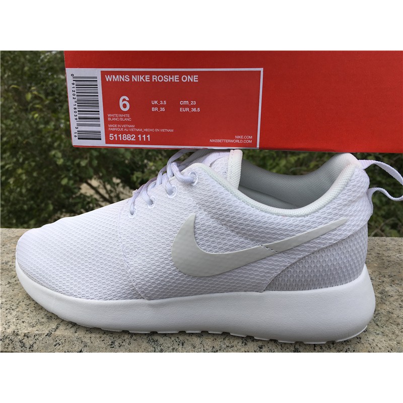 Nike Roshe Run One 倫敦奧運Roshe run 511882-111 白女神白休閒鞋輕量女款| 蝦皮購物