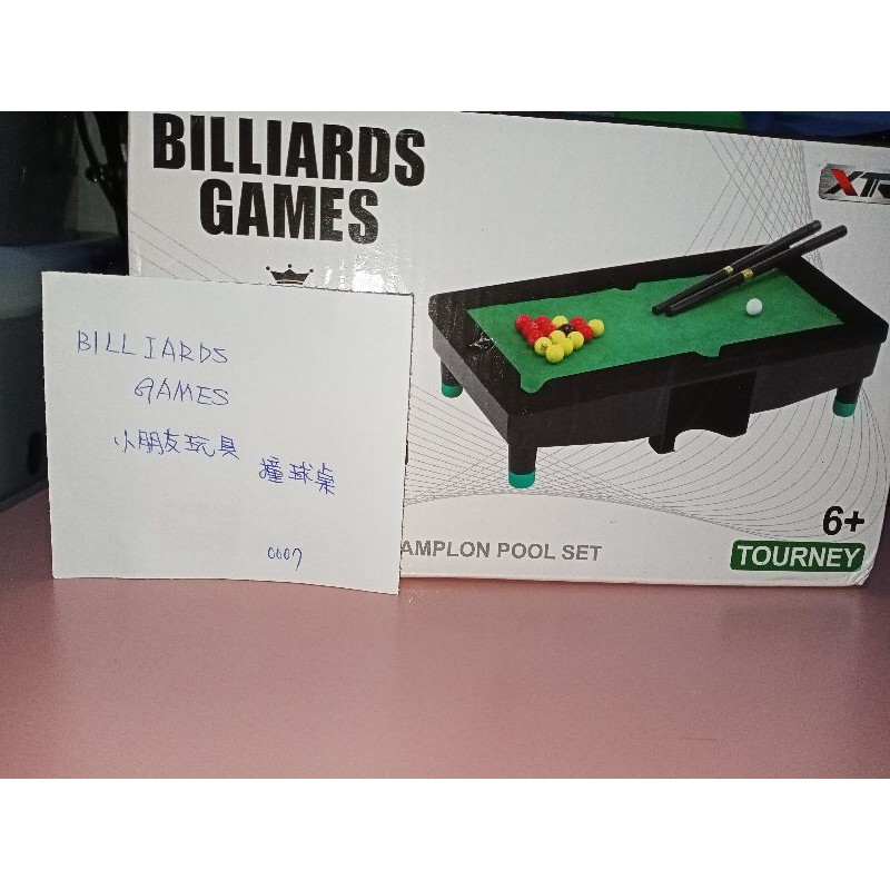 BILLIARDS GAMES小朋友玩具 撞球桌