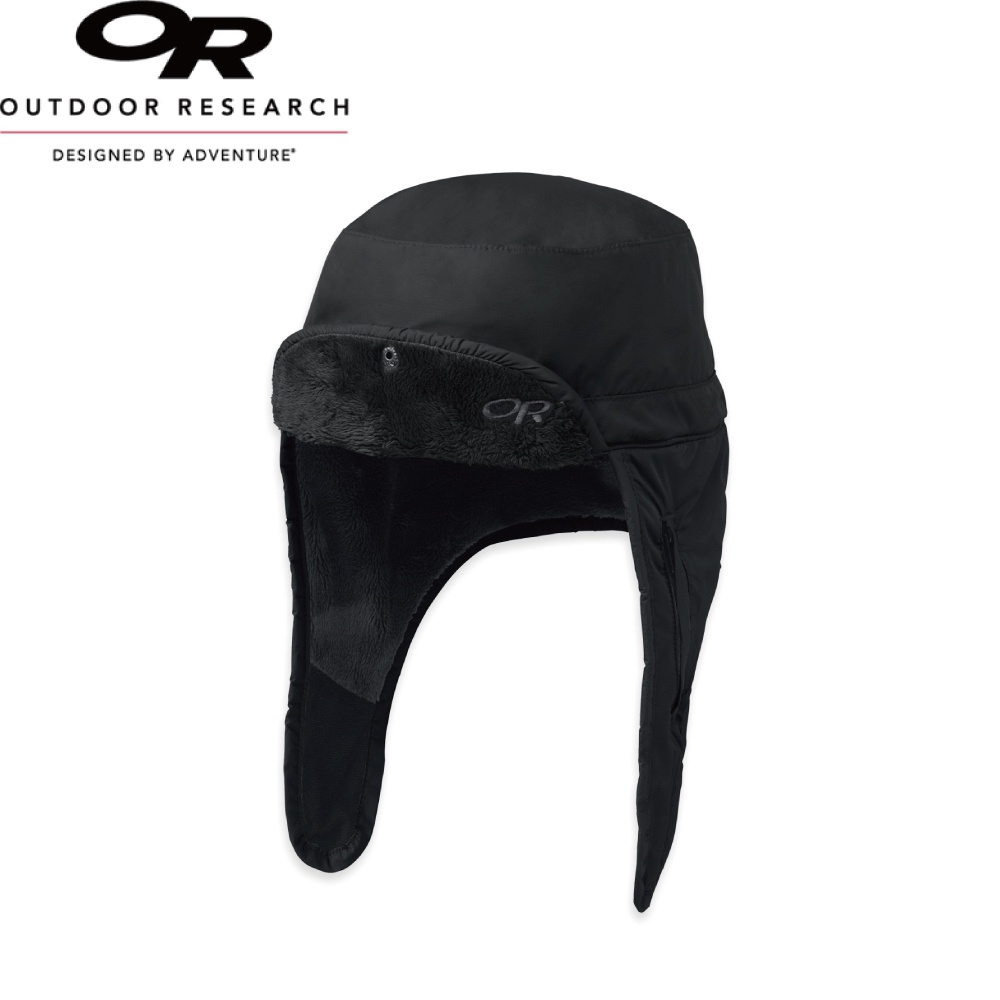 [現貨] Outdoor Research 美國 FROSTLINE HAT 防潑水透氣保暖護耳帽 黑/243496CA