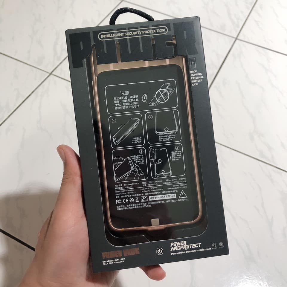 手機背蓋行動充電器 行動電源 充電殼 適用iphone 6S PLUS / 7PLUS 5000mAh 現貨1個