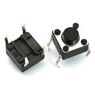 【傑森創工】6*6*5mm 輕觸開關 4腳 微動按鈕 按鍵 Arduino 5個一組