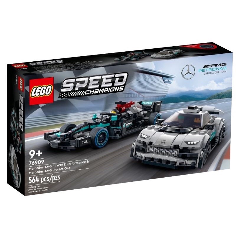 『玩樂一族』現貨 實圖 LEGO樂高 SPEED 76909 賓士AMG F1 W12 &amp; Project One F1