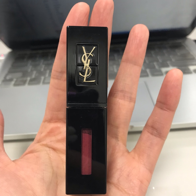 YSL 奢華緞面漆光唇釉#407