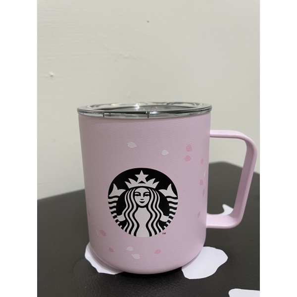 【全新】Starbucks x MiiR 2021 櫻花限量 / 粉櫻漫舞不銹鋼把手杯 / 現貨