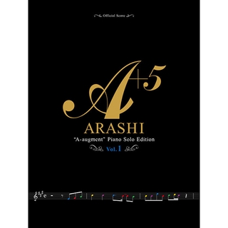 微音樂💃 代購 日版 Arashi 嵐 A+5 A-augment Piano Solo 樂譜 鋼琴譜 日本進口版