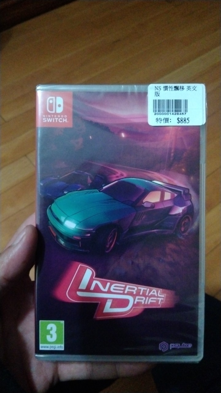 全新未拆 任天堂switch Ns 慣性飄移慣性漂移賽車甩尾頭文字d Inertial Drift 英文版 蝦皮購物