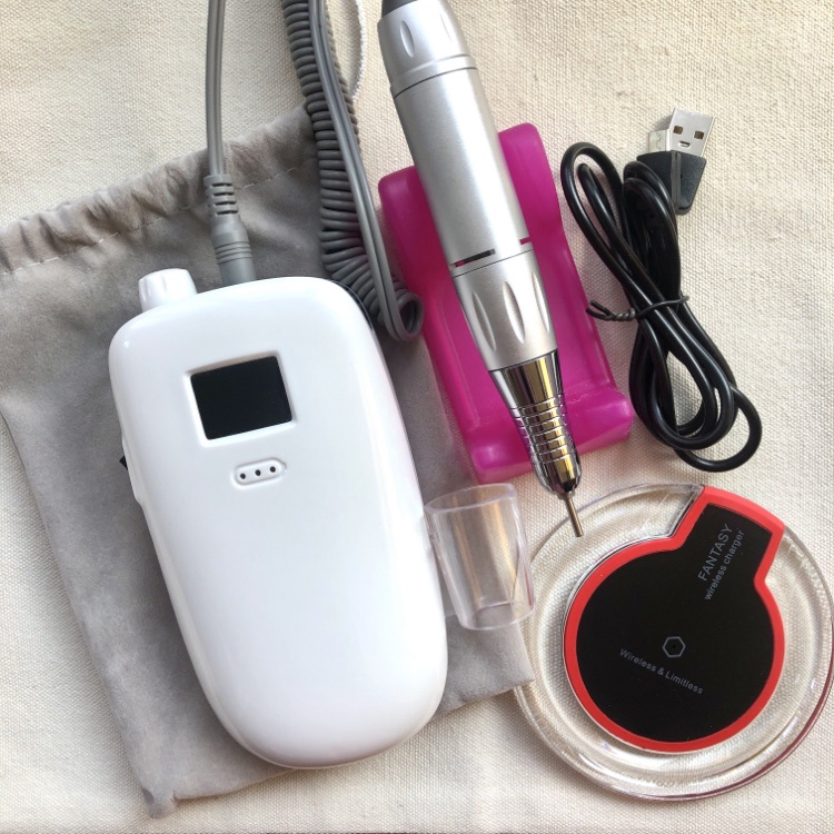 M&R 8002攜帶式磨甲機❗️3萬轉(可QI無線充電)筆型打磨機 電動打磨機 無線充電磨甲機【九成新】