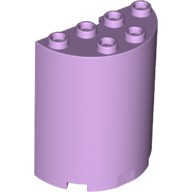 Lego樂高 6259 20430 粉紫 半圓柱 半圓弧 牆面 Cylinder Half 2x4x4 6146853