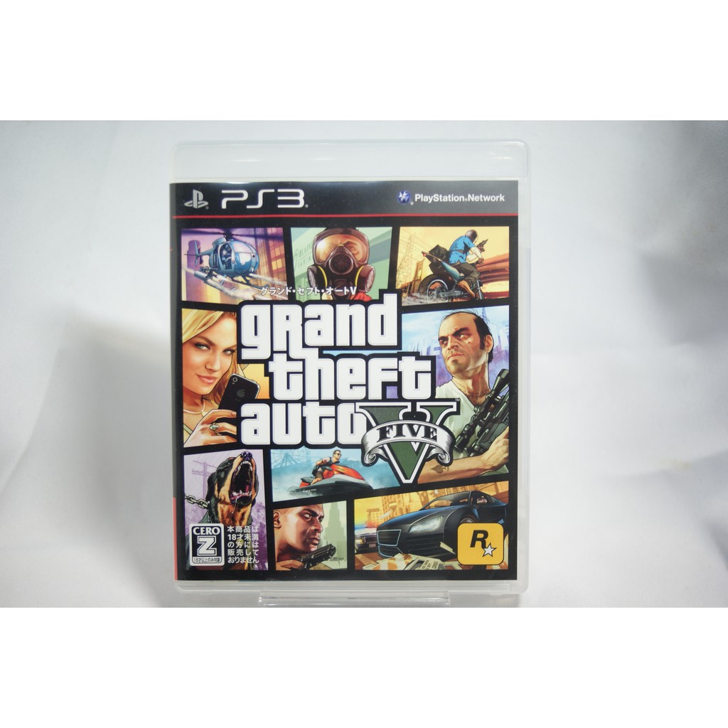 [耀西]二手 純日版 SONY PS3 俠盜獵車手 5 Grand Theft Auto V GTA 含稅附發票