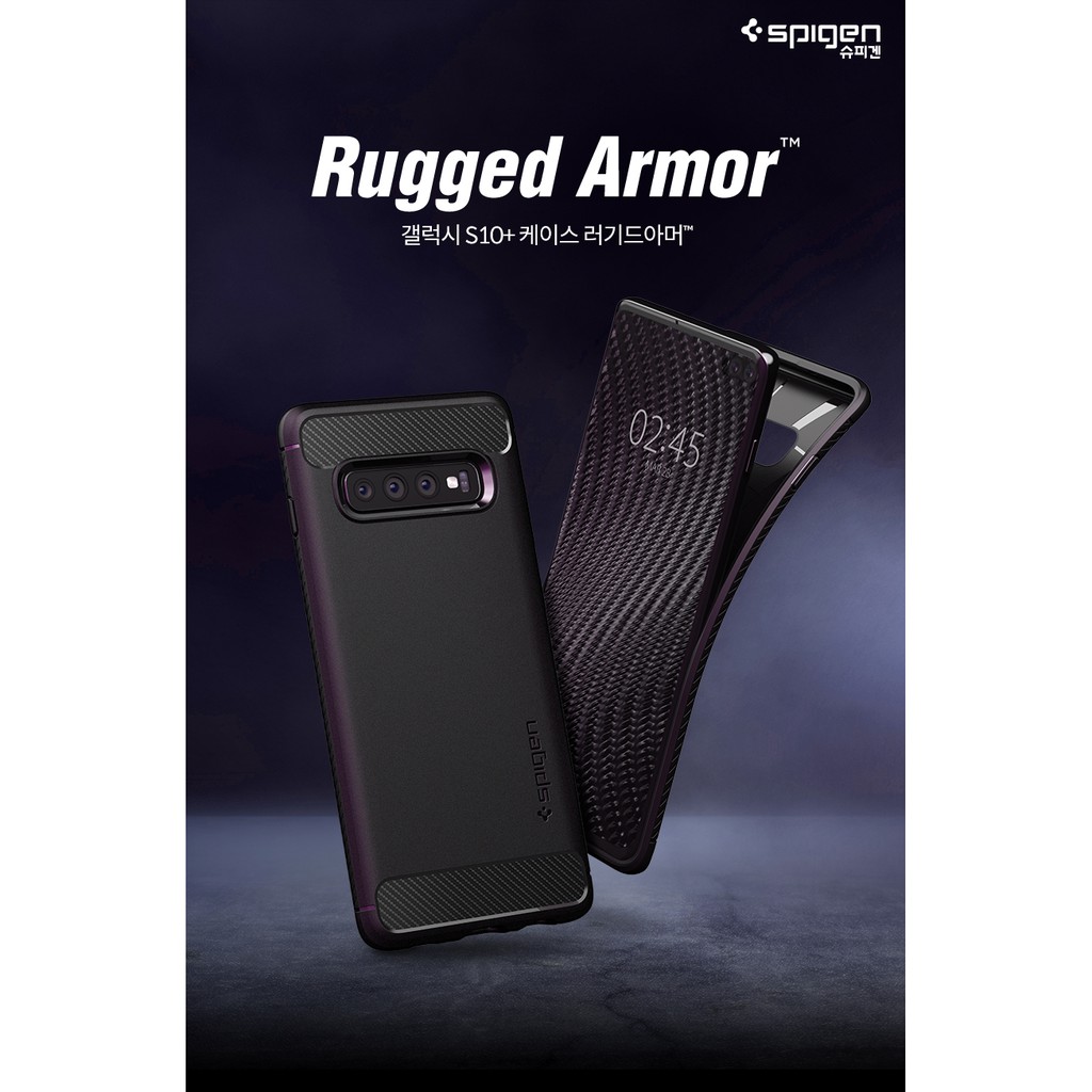 【韓國正品】SPIGEN SGP 三星 S10e S10 S10+ Rugged Armor 碳纖吸震軟質 手機保護殼