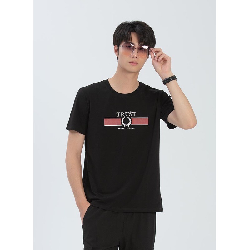 🦄GOES CLUB 男款⚡️ 韓版時尚圖文潮流個性T恤-1色（ 黑 ）