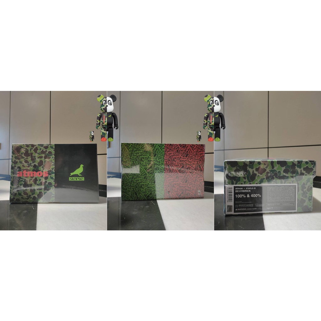 中租零卡分期全新未拆Be@rbrick atmos × STAPLE 400%+100% 聯名款高雄現貨只賣正品| 蝦皮購物 中租零卡分期全新未拆Be@rbrick atmos × STAPLE 400%+100% 聯名款高雄現貨只賣正品| 蝦皮購物