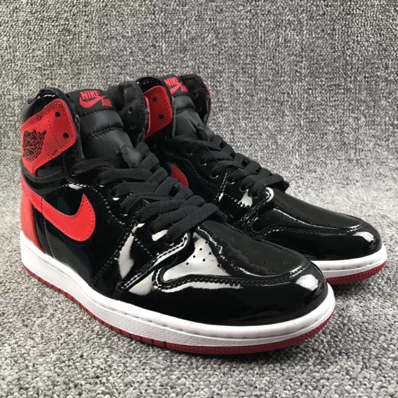 jordan red patent leather