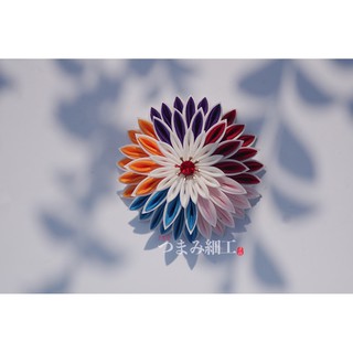 日本和服浴衣髮飾 劍菊半球和風髮簪 細工花簪和風花花簪 花嫁 細工花簪 劍菊 Bjd 蝦皮購物