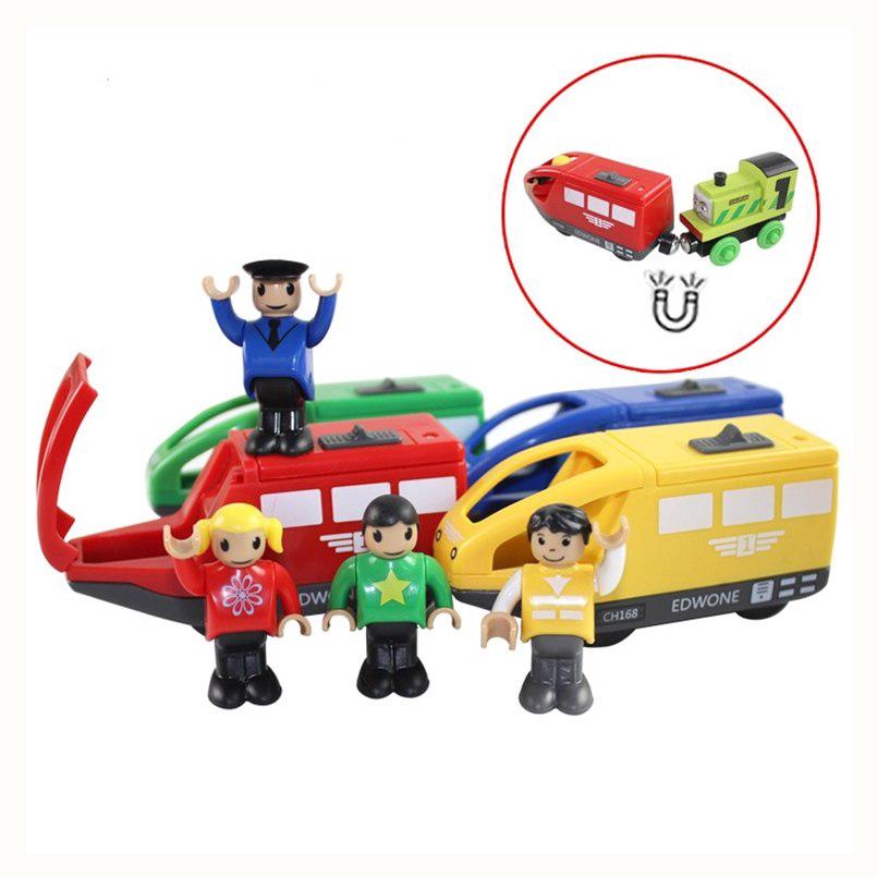 電動火車頭 兼容IKEA 湯瑪士 托馬斯軌道 現貨 電動火車 磁性火車頭 交通車 列車玩具 兒童玩具 木製軌道用