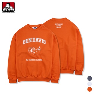 BEN DAVIS LADIES PRINT SWEAT CREW 慵懶 廢在家 大學T 內刷毛 猿人 猩猩 女版 3色