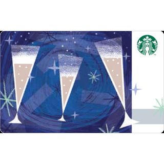 現貨【韓國星巴克STARBUCKS KOREA】2017.10韓國限定香檳隨行卡╭☆WaWa韓國美妝代購