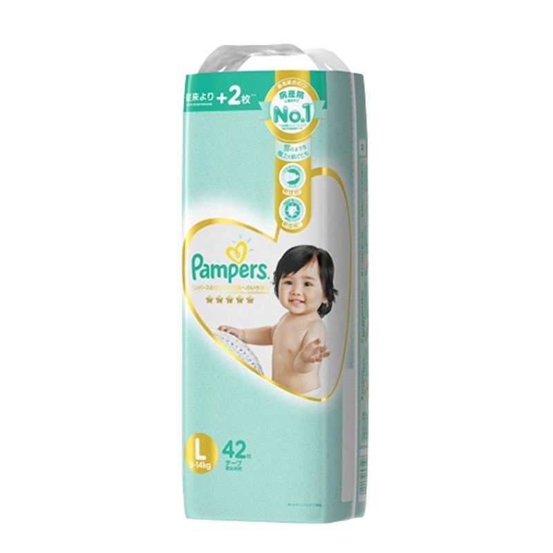 幫寶適 日本境內一級幫黏貼型紙尿褲L（42片/包）