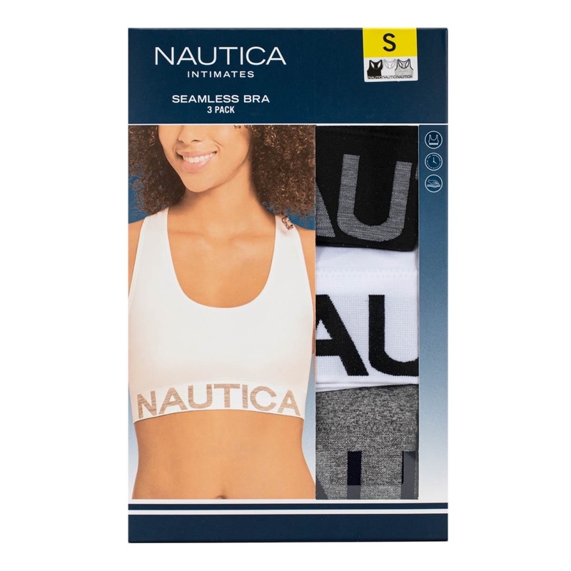 🌺發樂🌺Nautica 女舒適無鋼圈內衣 3入組（出清特價）