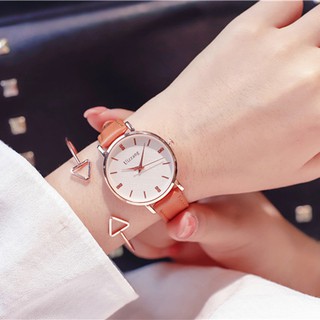 手錶 現貨 🍒福利品 清新優雅小錶面 女錶 學生 手錶 皮帶 考試手錶