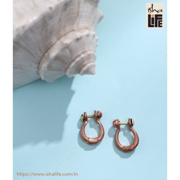 🇮🇳【isha Life】Adiyogi純銅耳環 - Adiyogi Copper Earring