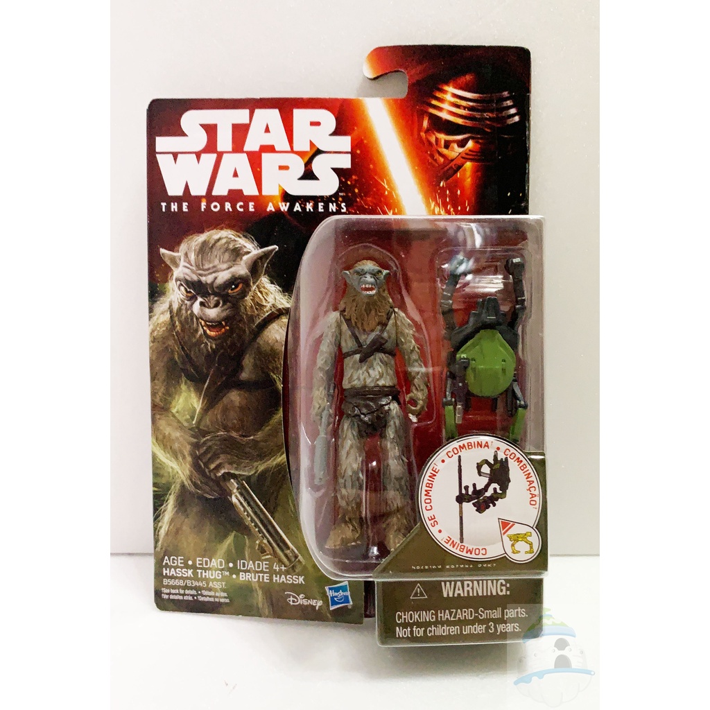 【玩具公仔】星際大戰Star Wars類狼人哈斯克惡棍HASSK THUG：3.75吋原力覺醒經典版公司貨全新未拆