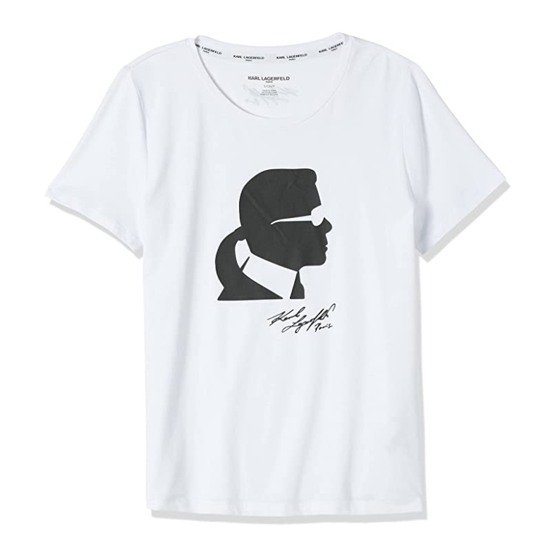 KARL LAGERFELD 短袖T恤  女裝 老佛爺 T恤 短袖 短T-Shirt 圓領 卡爾 剪影(現貨)