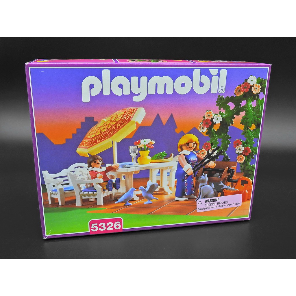 Playmobil 1997年 摩比 5326 維多利亞 庭院 VICTORIAN 絕版 G35