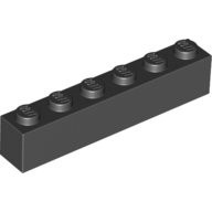 《安納金小站》 樂高 LEGO 1x6 黑色 基本磚 顆粒磚 二手 零件 3009 300926