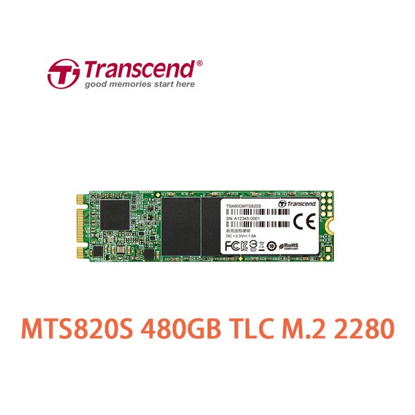 創見 MTS820S 820S 120G 240G TLC M.2 2280 SATA3 SSD固態硬碟 MTS820S