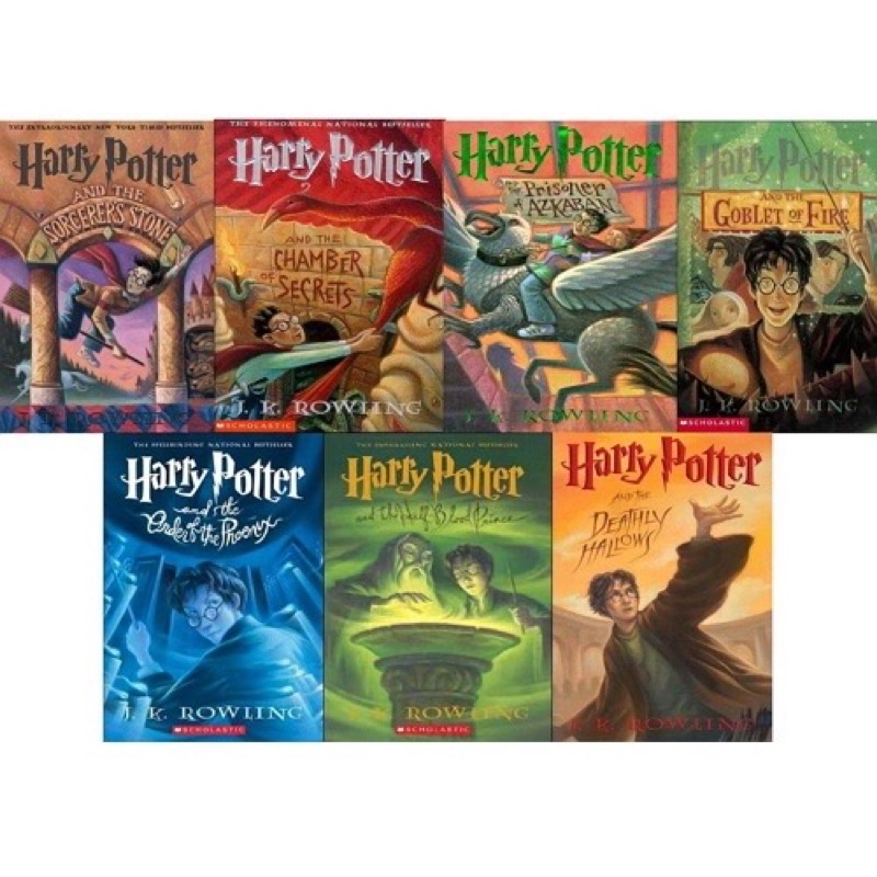 Image of ◤正版原文 格菱紋書脊特殊款 ▸《 Harry potter 哈利波特1~6集》Rowling｜Scholastic #7