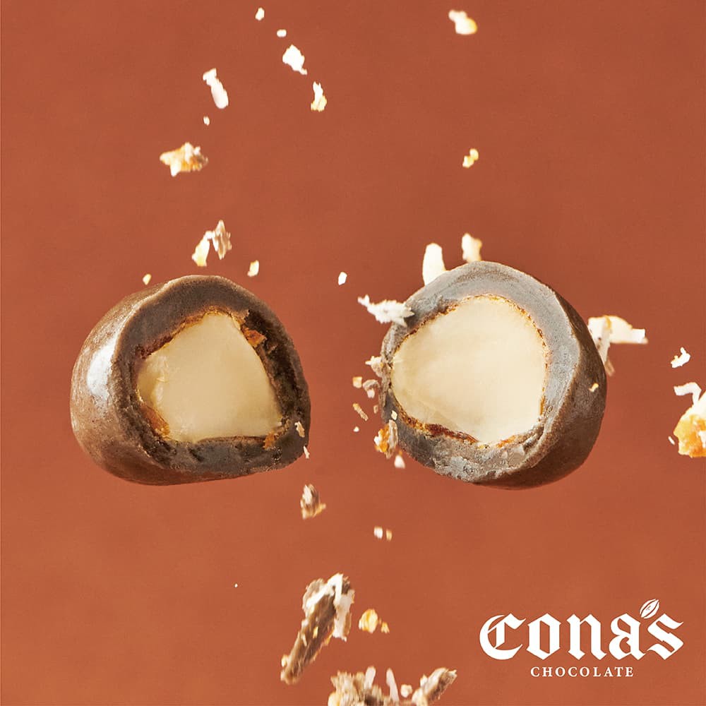 【Cona's妮娜巧克力】鐵觀音茶巧克力夏威夷果(80g/盒)【ICA銀牌獎】 妮娜巧克力