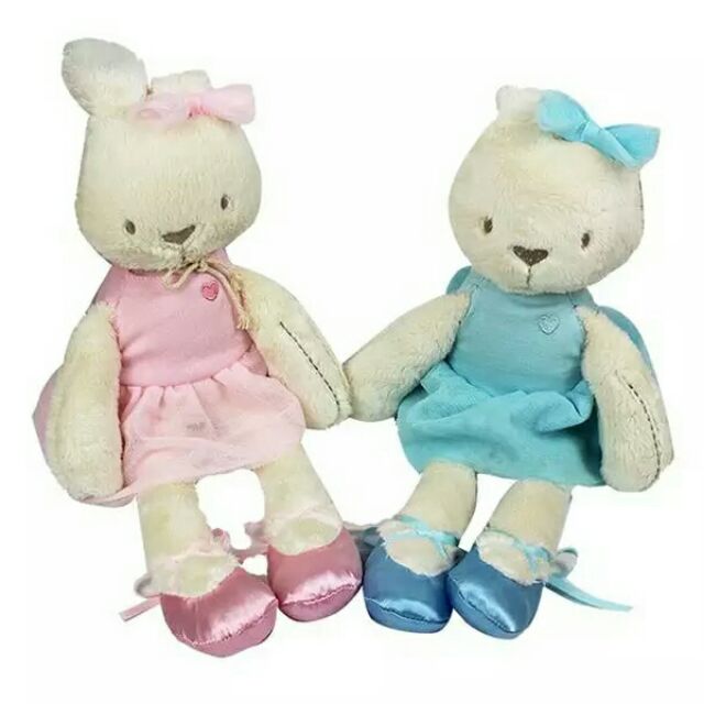 出口英國歐美原單精品~MaMas&amp;PaPas英國安撫兔粉紅芭蕾兔娃娃~寶寶睡眠的好夥伴~兒童節最佳禮物