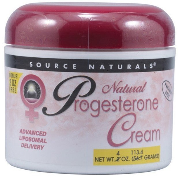Source Naturals, 天然黃體素乳霜 Natural Progesterone Cream, 113.4 g