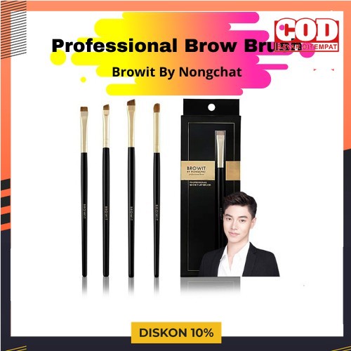 Browit By Nongchat 專業眉刷 By Nongchat 泰國混合平角眉刷套裝 ORI THAI