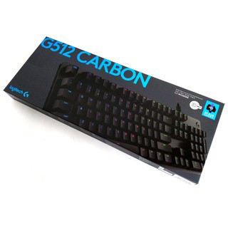 【3CTOWN】限量含稅 台灣公司貨 Logitech羅技 G512 Carbon GX青軸 敲擊感 RGB機械遊戲鍵盤