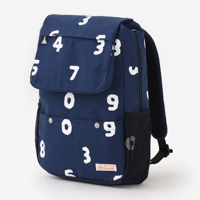 sousou與le coq sportif聯名十數後背包-藍色(日本製)