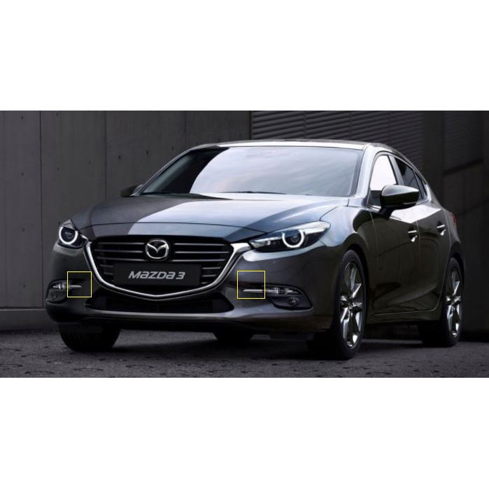 MAZDA 魂動 MAZDA3 三代 霧燈蓋飾條/霧燈蓋/霧燈/鍍鉻飾條/保險桿/前保桿 正廠零件